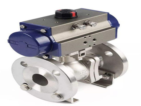 氣動(dòng)法蘭球閥